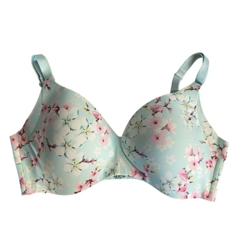 La Vie En Rose Women's Sleekback Floral Print Lightly Lined T-Shirt Bra